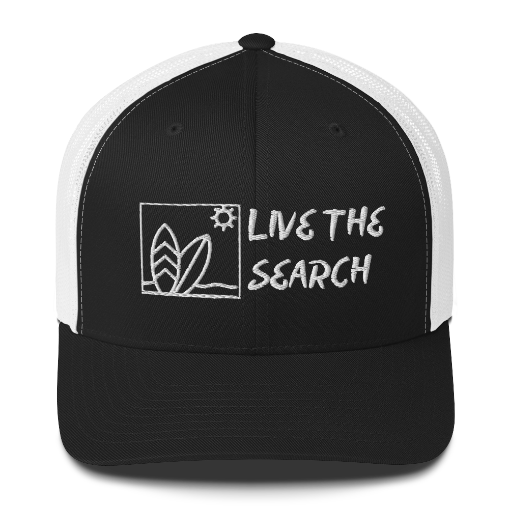 retro-trucker-hat-black-white-front