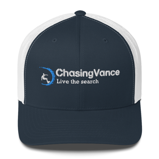 Trucker Cap navy white front