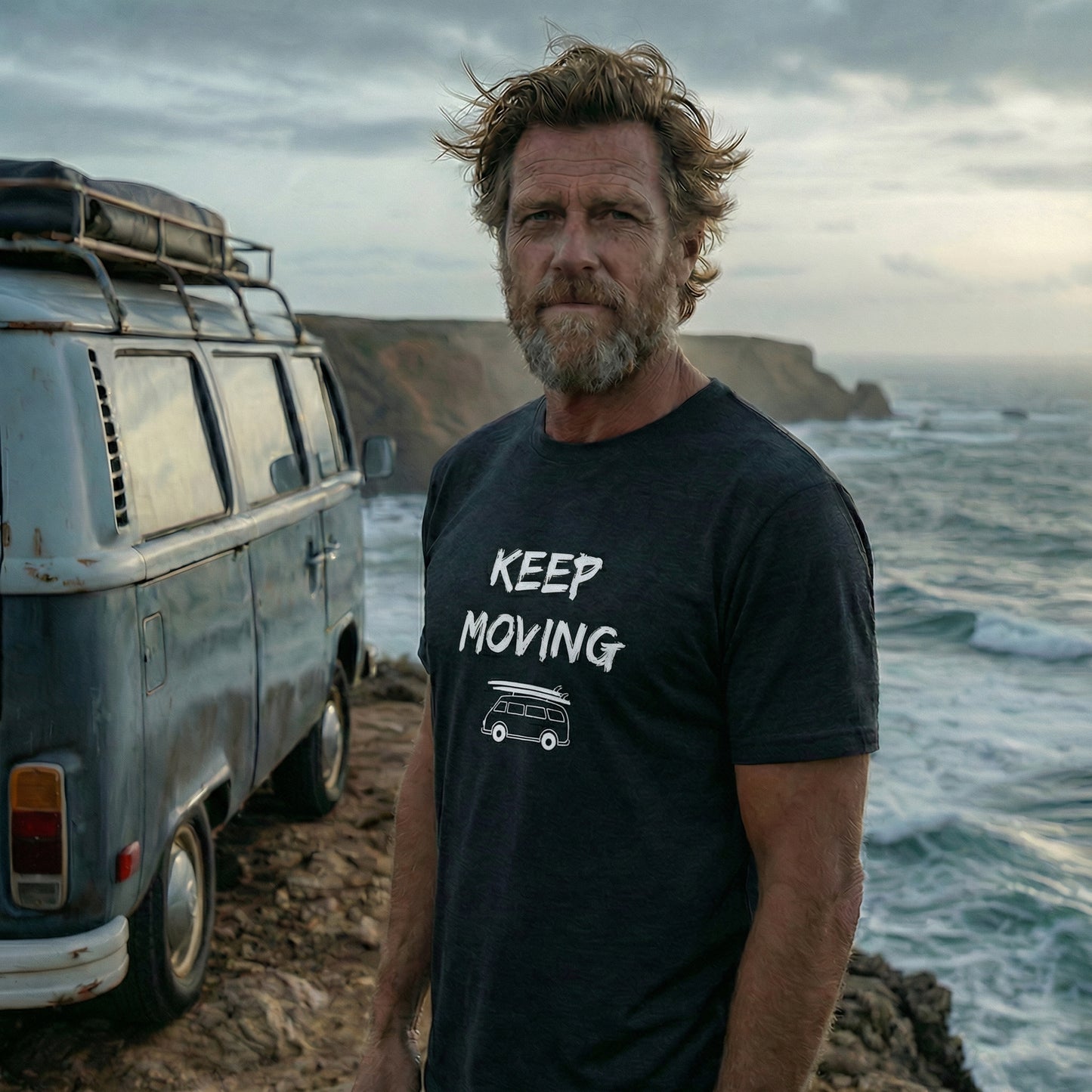 Keep Moving Travel Lifestyle Tee