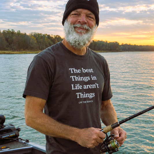 The Best Things In Life Aren't Things Tee Heavyweight Tee