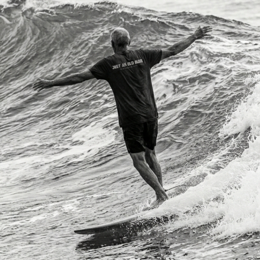 Just An Old Dude Premium Tee - Back Print