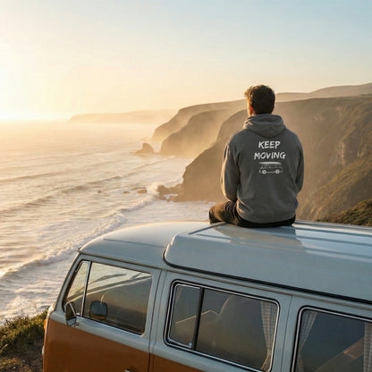 Keep Moving Travel Premium Hoodie