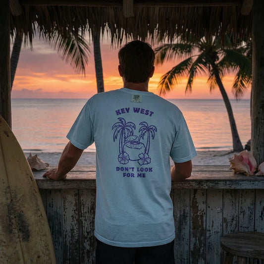 Key West Embroidered Heavyweight Tee
