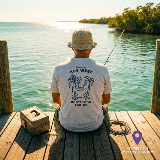 Key West Embroidered Lightweight Tee