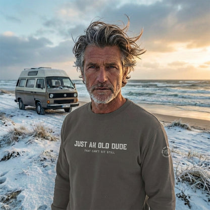 Just an old dude premium sweatshirt