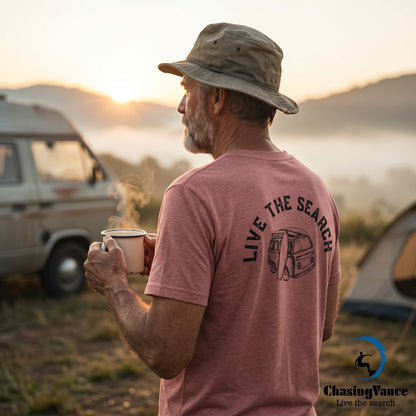 Live The Search Lightweight Travel Tee