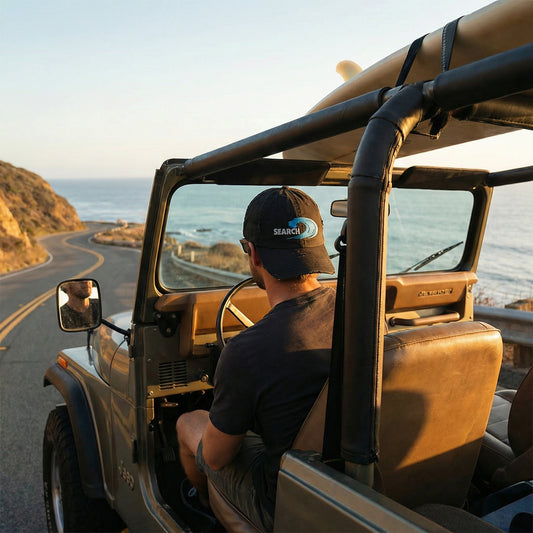 Search Surf Distressed Hat