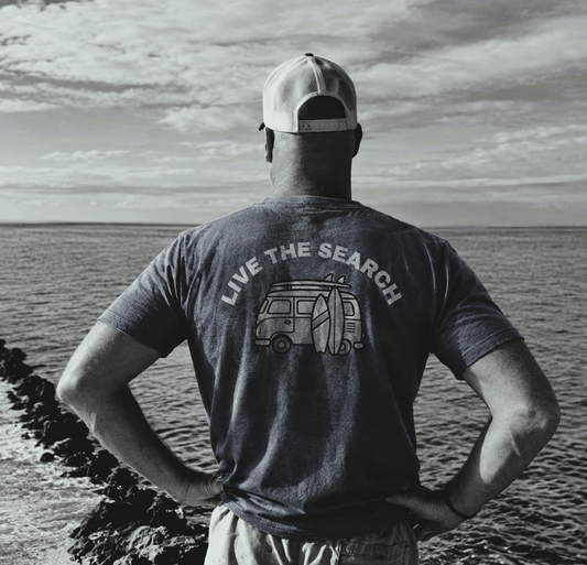 Live The Search Heavyweight Travel Tee