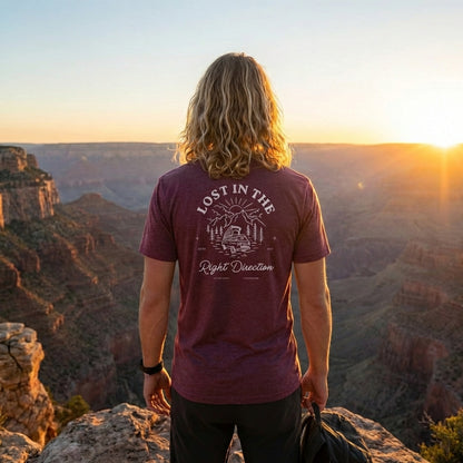 Lost In The Right Direction Travel Tee