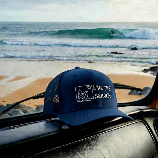 Live The Search Surf Trucker Cap