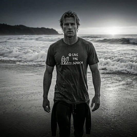 Live The Search Heavyweight Adventure Surf Tee