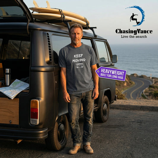 Keep Moving Heavyweight Travel Lifestyle Tee