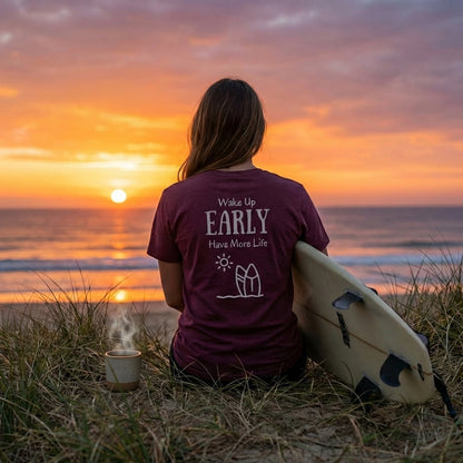 Wake Up Early Surf Tee