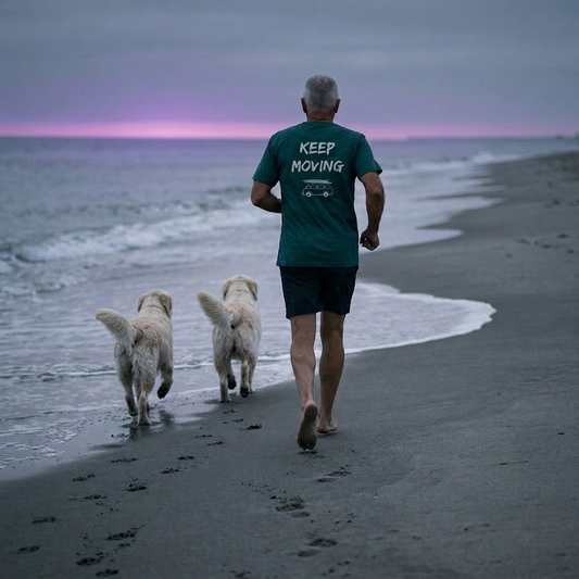 Keep Moving Travel Lifestyle Tee - Back Print