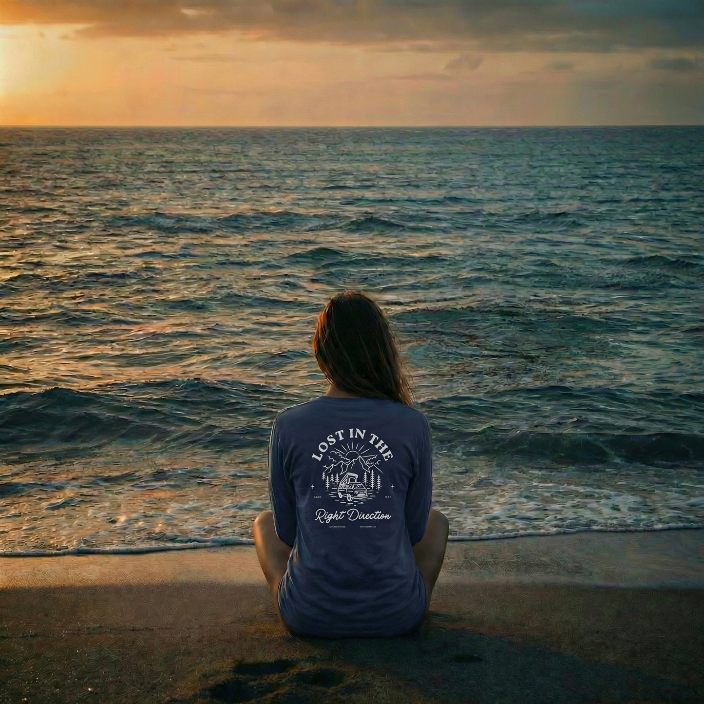 Lost In The Right Direction Long Sleeve