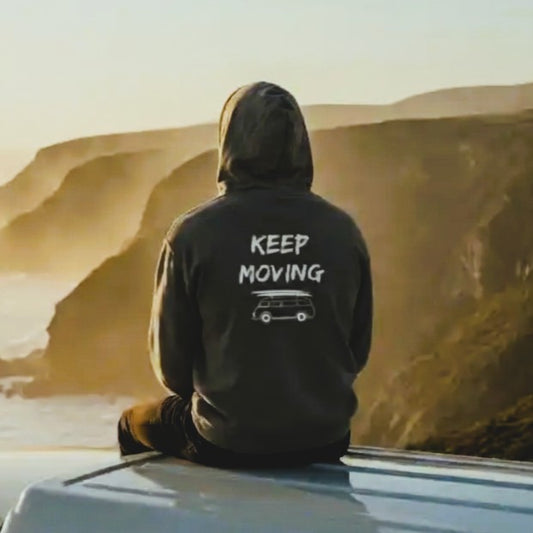 Keep Moving Travel Premium Hoodie