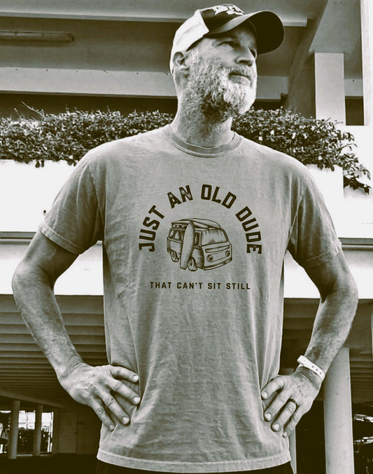 Premium Old Dude Heavyweight Adventure Tee