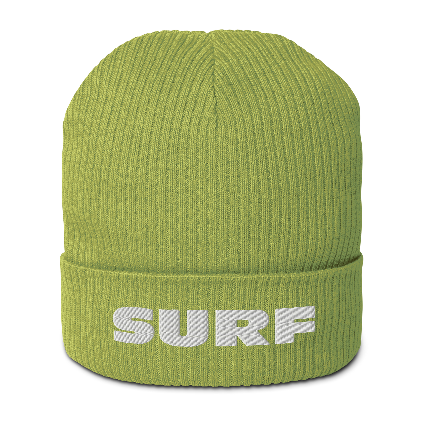 Organic ribbed beanie