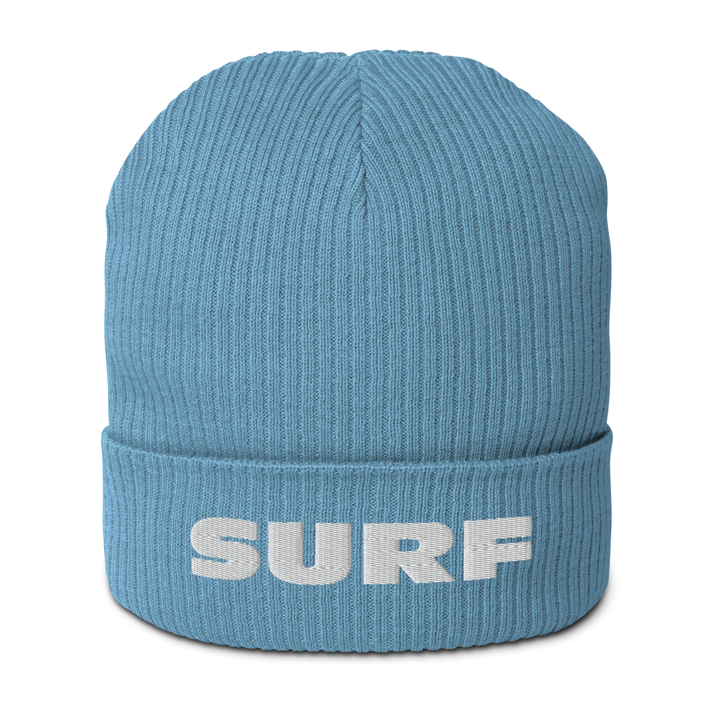 Organic ribbed beanie