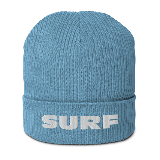 Organic ribbed beanie