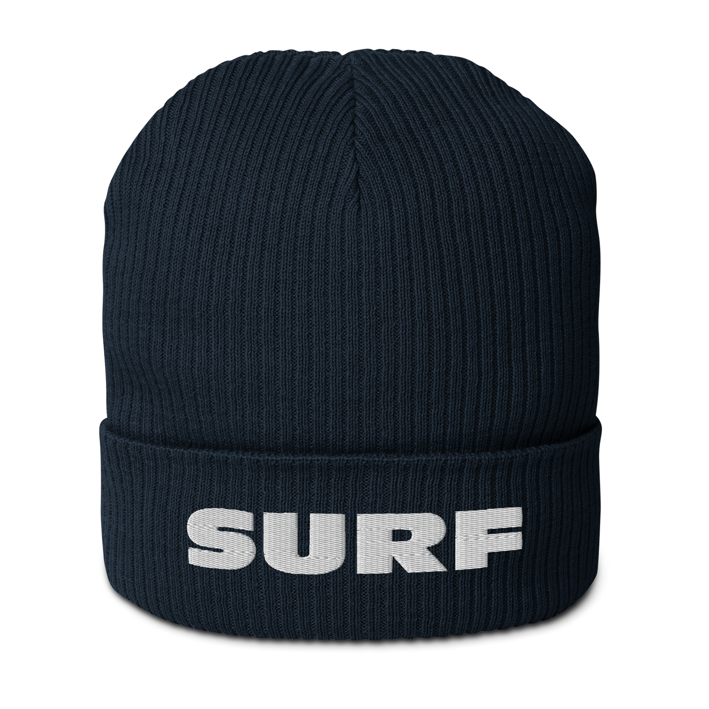 Organic ribbed beanie