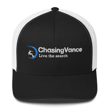 Trucker Cap black white front