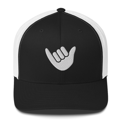 retro-trucker-hat-black-white-front