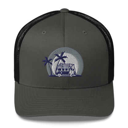 retro-trucker-hat-charcoal-black-front